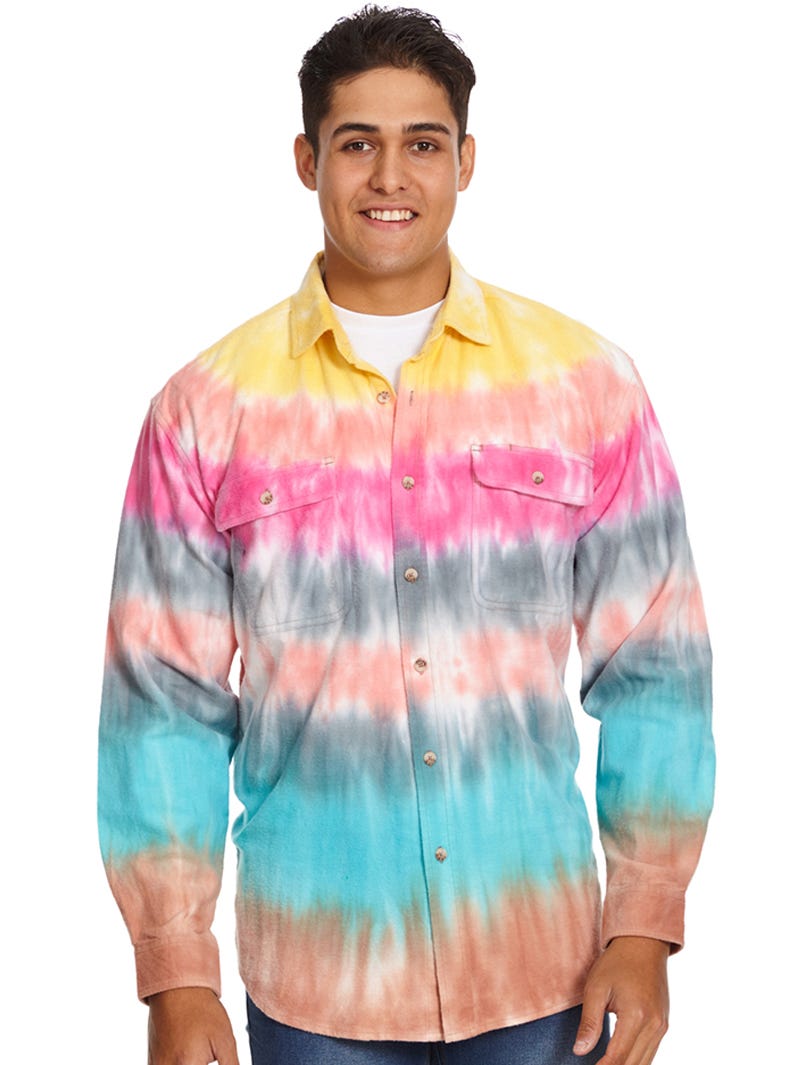 Mens tie dye dress shirt store