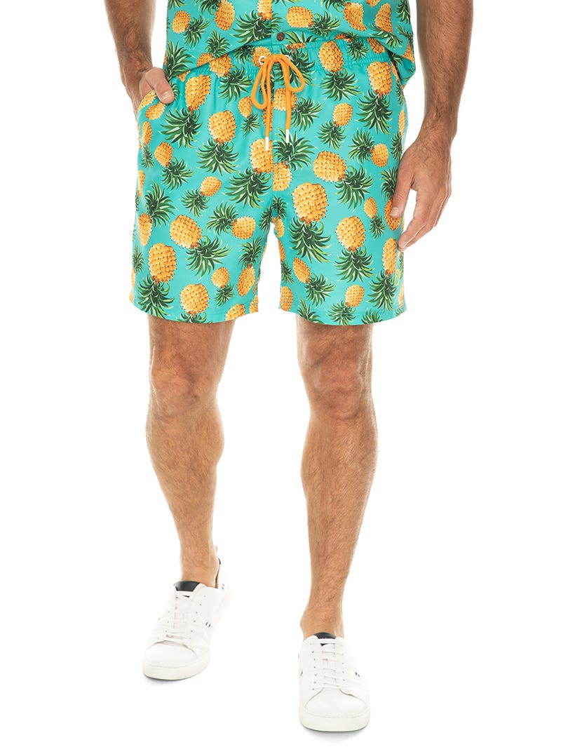 Pineapple shorts mens top
