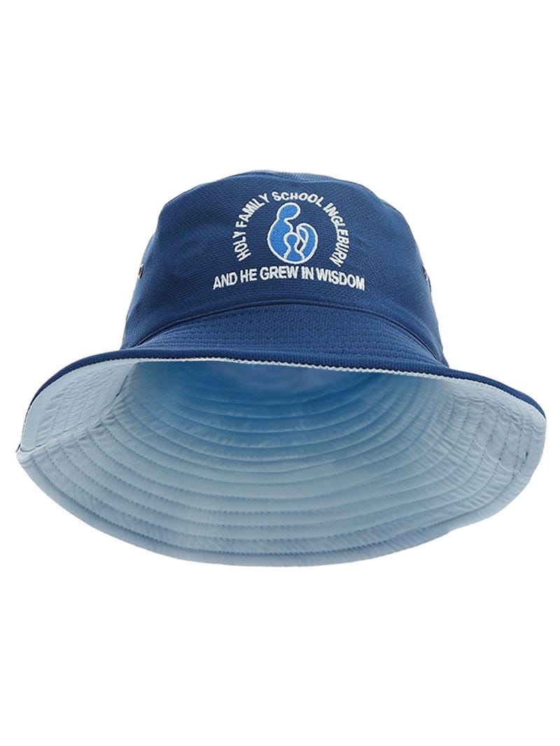 Royal Sky Reversible Bucket Hat With Emb