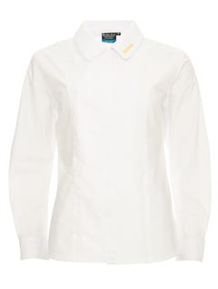 LS White Blouse With Emb
