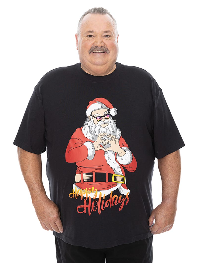 Big Mens Christmas Santa T Shirt Lowes Menswear