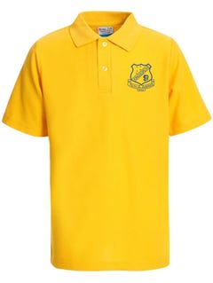 SS Gold Polo With Emb