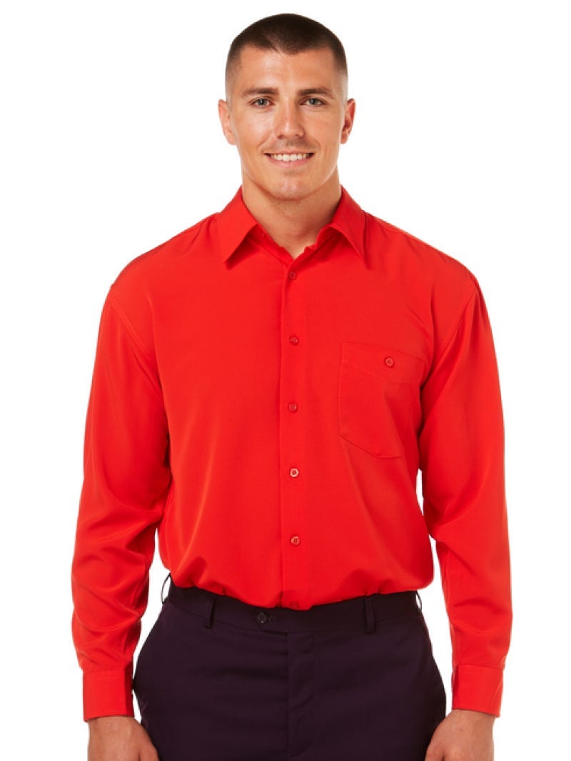 Red button up shirt outlet
