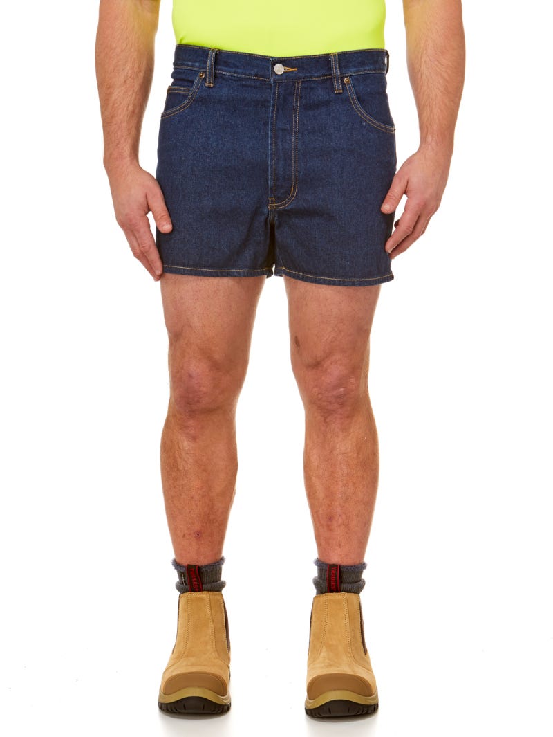 Denim sales work shorts