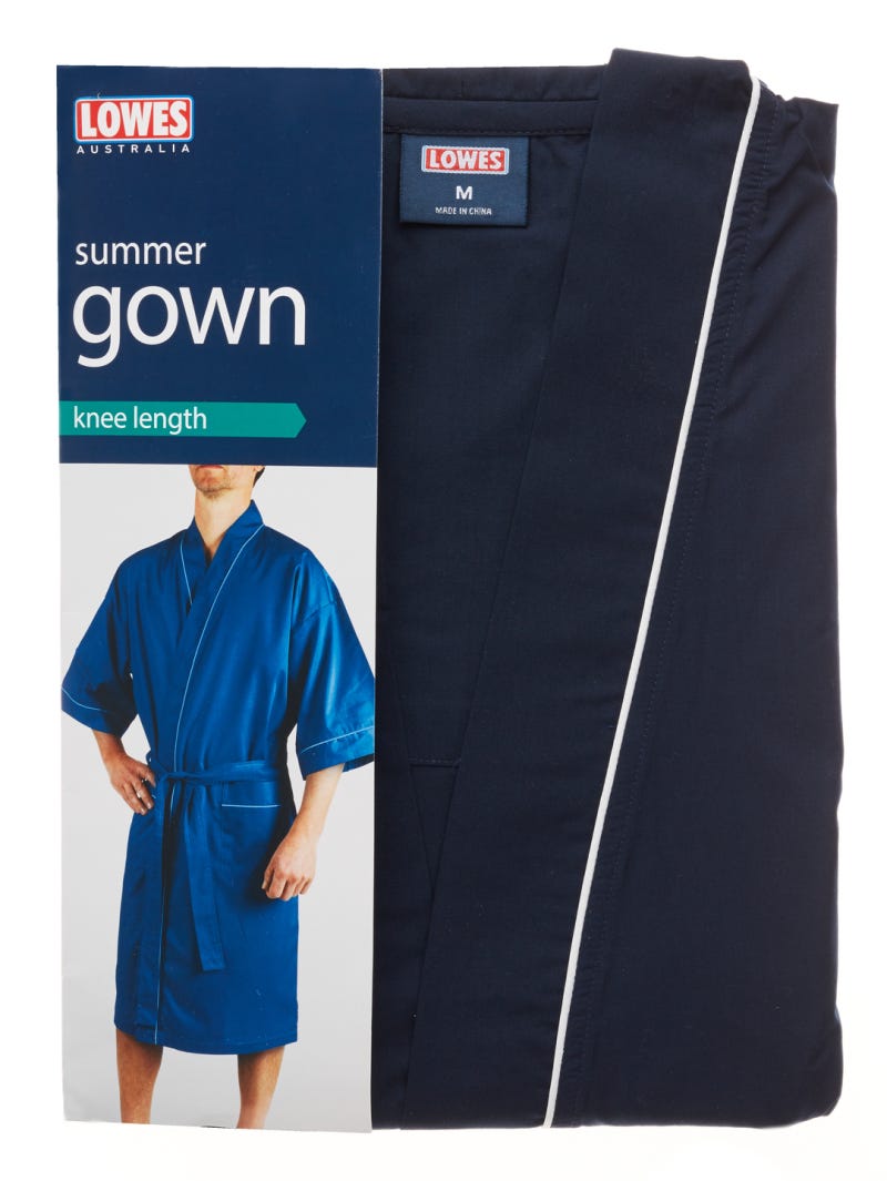 Mens dressing sales gown lowes