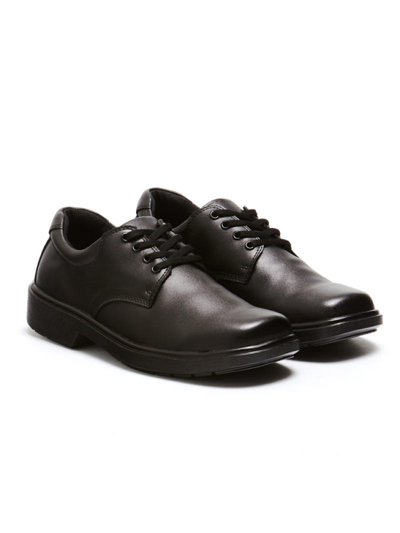 Human Senior Girls Black Leather School Shoe Lowes Menswear