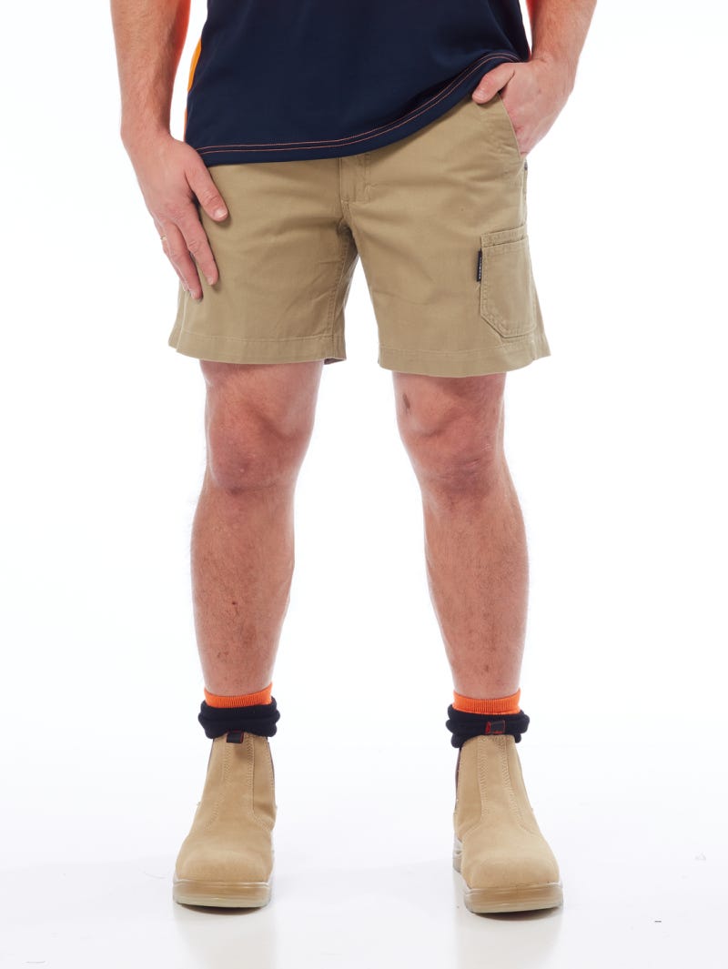 King Gee Tradies Khaki Short Shorts