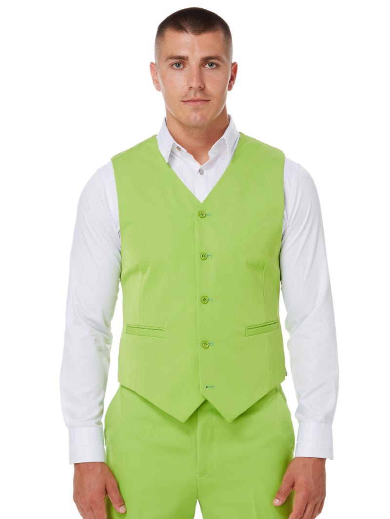 Green dress vest new arrivals