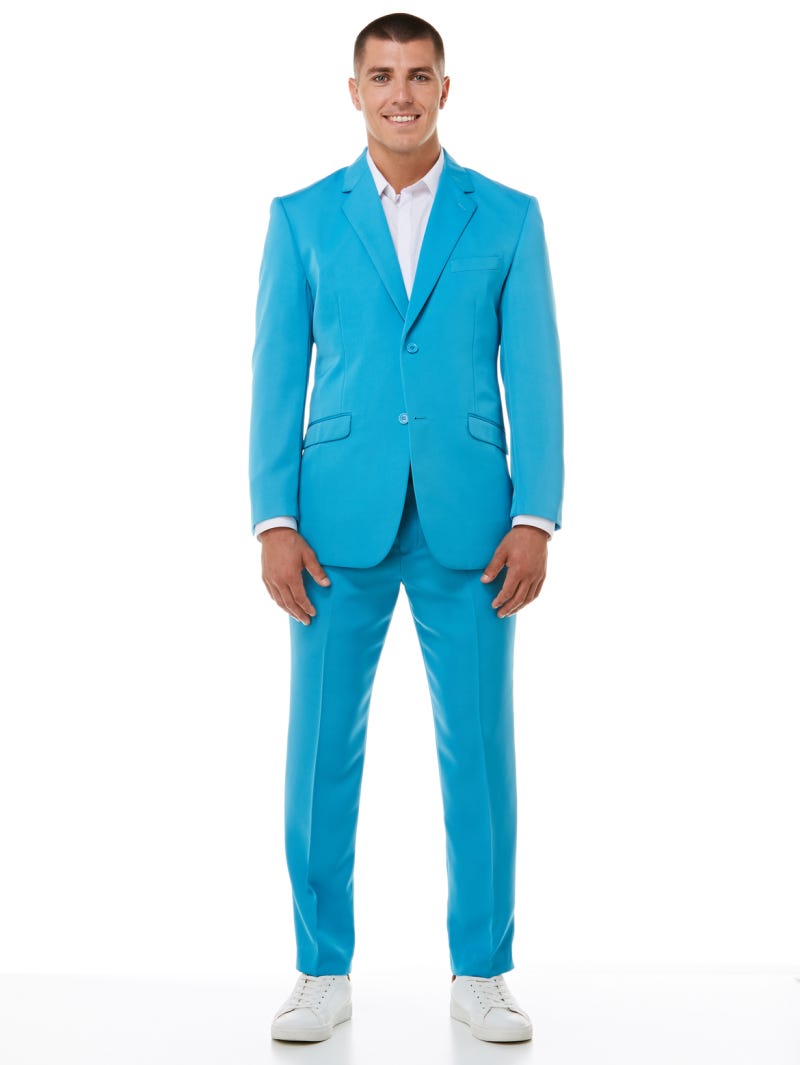 Ambassador Aqua Two Piece Suit