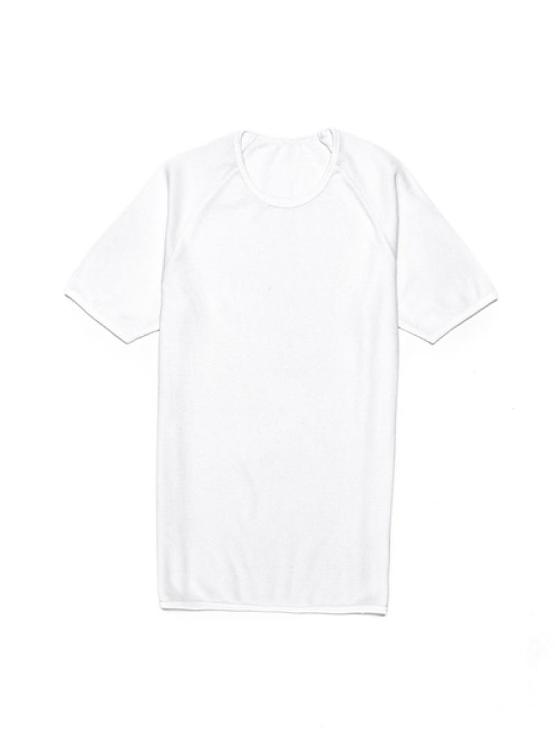 White waffle thermal clearance shirt
