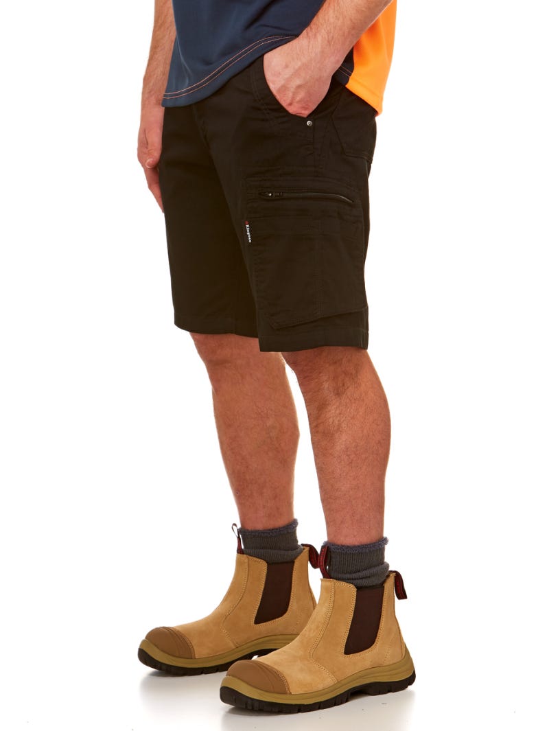 King Gee Tradie Narrow Leg Shorts Black
