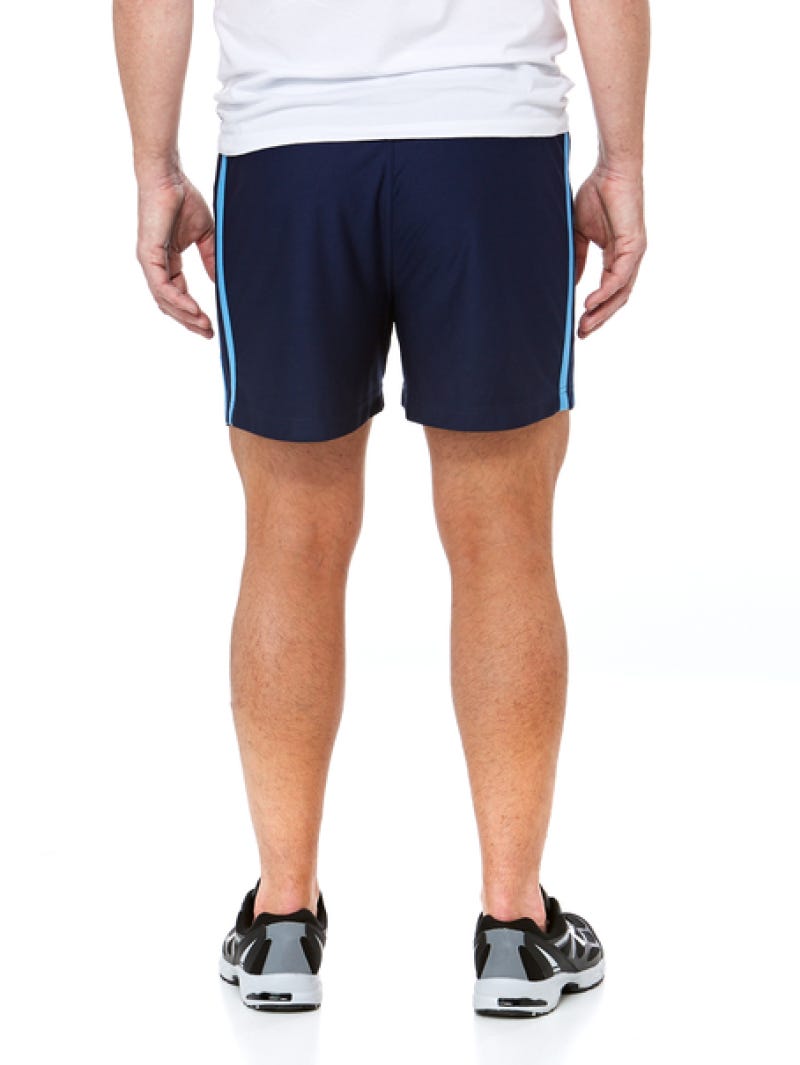 Lowes Navy Sky Blue Rugby Shorts Lowes Menswear