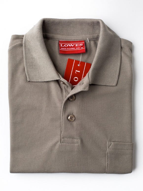 Lowes polo shirts with pocket outlet