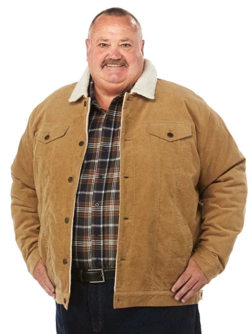 DBK Brown Sherpa Lined Corduroy Jacket Lowes Menswear
