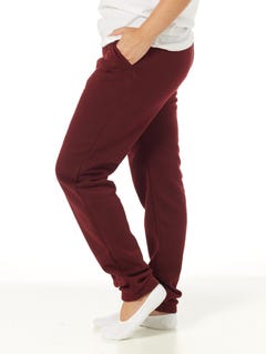Lowes Unisex Burgundy Knitted Fleece Trackpants | Lowes | Bottoms | Lowes