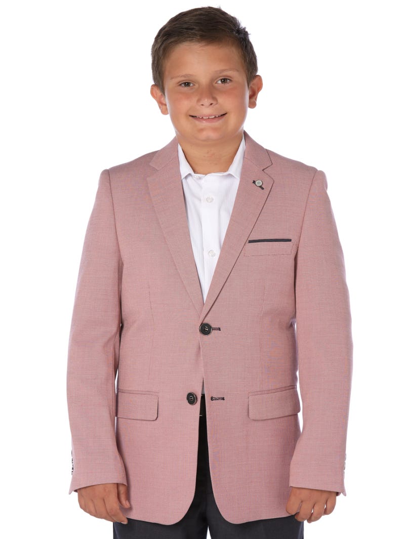Huntley Sons Boys Pink Harrison Blazer Lowes Menswear